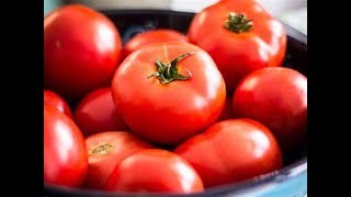 Grow tomatoes in hay bales