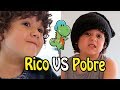 Rico vs Pobre Volta as Aulas - Vlog Gabriel Miller