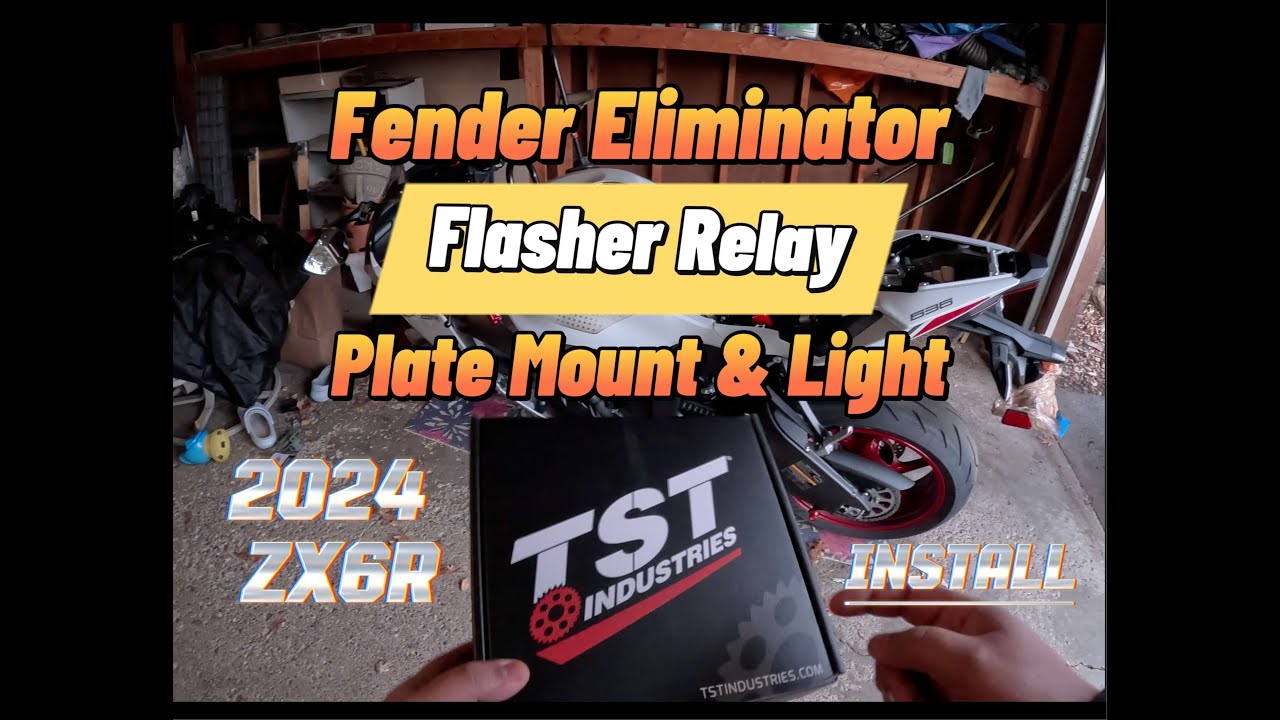 2024 ZX6R | TST Industries FENDER ELIMINATOR KIT! COMPLETE INSTALL