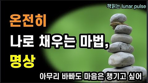 [온전히 나로 채우는 마법, 명상]아무리 바빠도 마음은 챙기고 싶어/도서협찬/상황별 친절한 명상 사용설명서