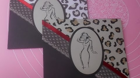 Beautiful You Card 5 - making a leopard print background