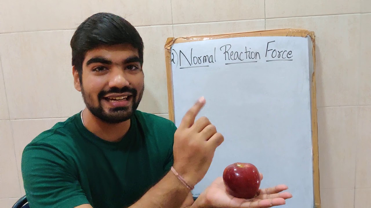 Normal Reaction Force | Types Of Contact Force | ICSE Board 9th class | Laws Of Motion In Hindi