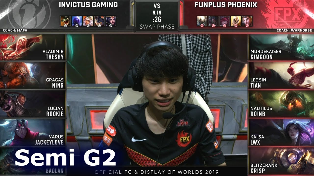 iG vs FPX. Match 03.03.2019 on LPL 2019 Spring Lol