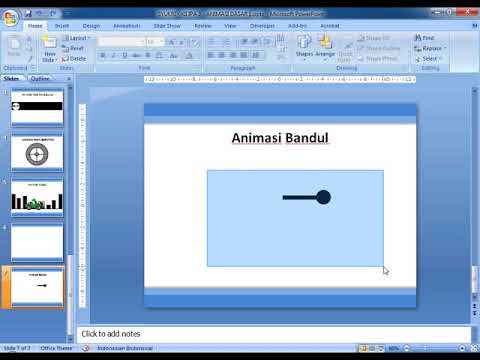  CARA  MEMBUAT  ANIMASI  BANDUL PADA POWER POINT  YouTube