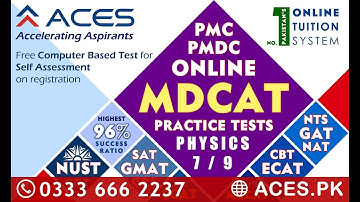 PMDC MDCAT Physics FLP# 2 (full length paper)with Solution [PMDC Syllabus ]