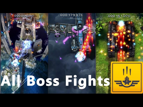 Sky Force All Boss Fights (All Weapons Unlocked) - Sky Force 2014 Android Gameplay