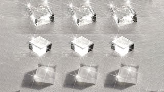 Transforming Ordinary Salts into Cubic Crystals