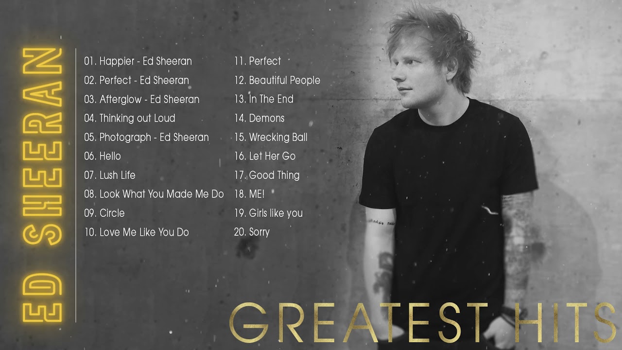 Ed Sheeran Greatest Hits Full Album Best Songs of Ed Sheeran playlist