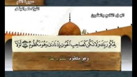 الجزء التاسع والعشرون من القرآن الكريم   ماهر المعيقلي