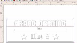 Basic Design Skills Part 4 Plotting a Basic Vinyl Sign