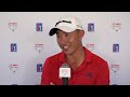 Collin Morikawa penalized Sunday Flash Interview 2023 Hero World Challenge