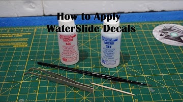 How to Apply Waterslide Decals- Using Micro Sol and Set