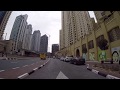 Dubai, UAE - Drive from Dubai Marina to Jumeirah Beach Road - HD Quality