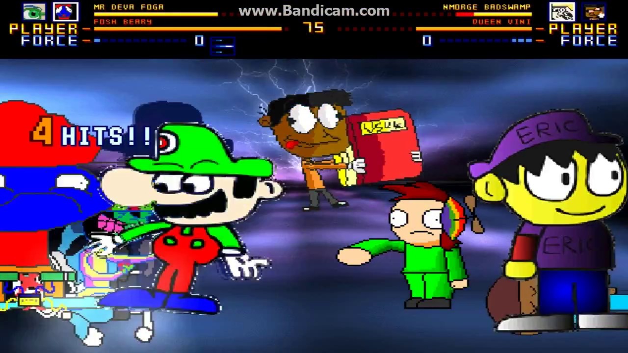 M.U.G.E.N Mr Deva Foga, Fosh Beary, DerekAutista And Denal Vs Nmorge, Queen Vini, Sanesss, Crustin