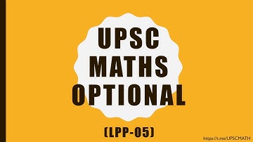 UPSC MATHS OPTIONAL | GRAPHICAL METHOD | LPP 05