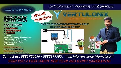 IOT BASED SMART IRRIGATION SYSTEM USING ARDUINO |JAGADEESHMATLAB |VERTULONIX
