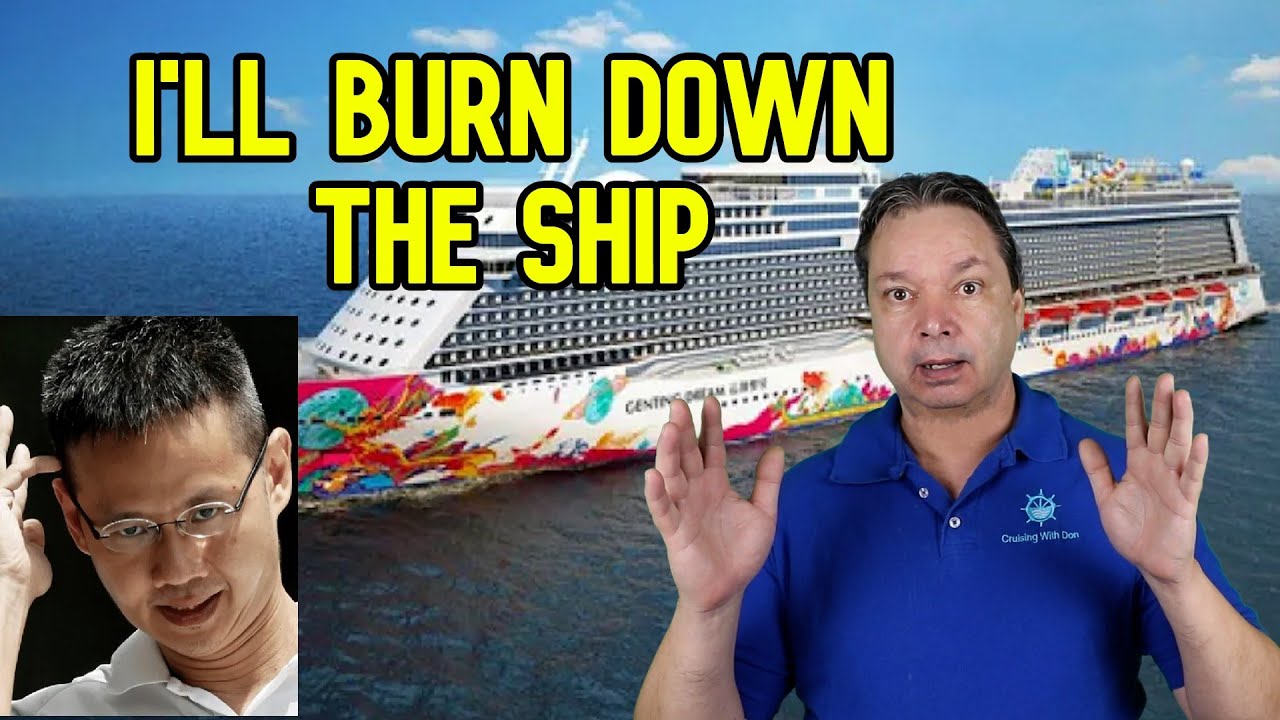 MAN THREATENS TO BURN DOWN CRUISE SHIP, CRUISE NEWS
