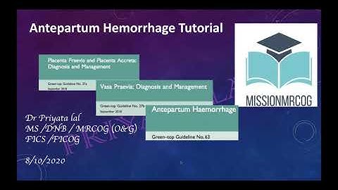 Antepartum Hemorrhage Tutorial