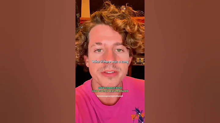 HOW CHARLIE PUTH PRODUCED "LIGHT SWITCH" #charlieputh  #musicproducer thumbnail