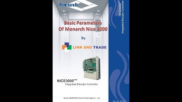 Monarch Drive Nice 3000 Basic Parameters