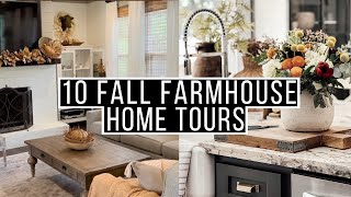 10 Thrifty Fall Farmhouse Style Home Tours (Music Only)