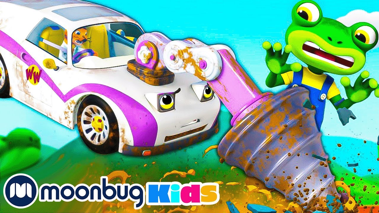 Sly and The Mole | Cars, Trucks & Vehicles Cartoon | Moonbug Kids