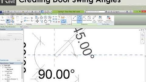 How to create a door family with angle parameter?