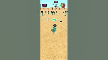 part 🚷💔😭 squid game 3D play k sniper challenge #squidgame #viral #shorts #gaming #jondada