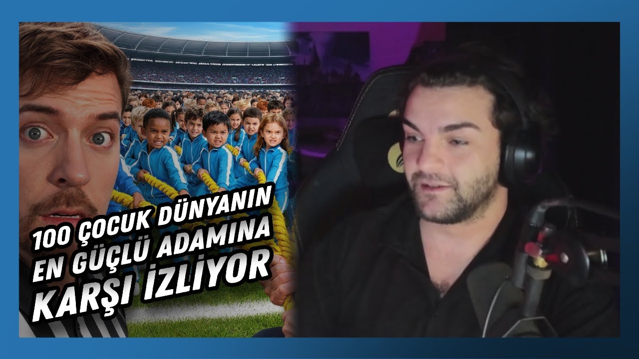Ebonivon - 100 Çocuk Dünyanın En Güçlü Adamına Karşı! İzliyor (MrBeast)