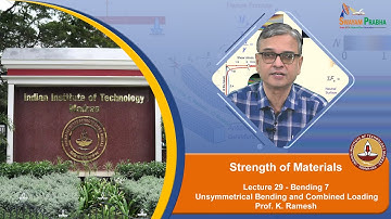 LEC 29 Bending 7 - Unsymmetrical Bending and Combined Loading