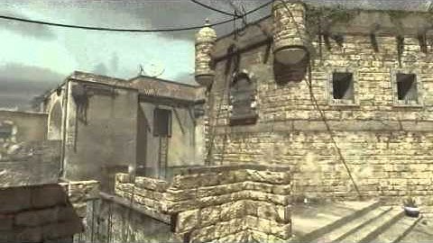 MW3 Cross Map Throwing Knife First Blood (Seatown)
