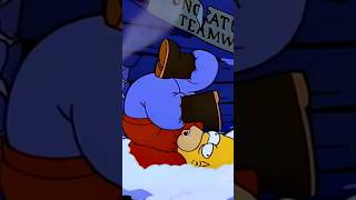 Simpsons Homer Makes Snow Fall 