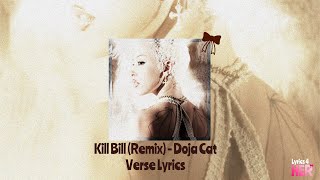 Kill Bill (Remix) - SZA ft. Doja Cat (Verse Lyrics)