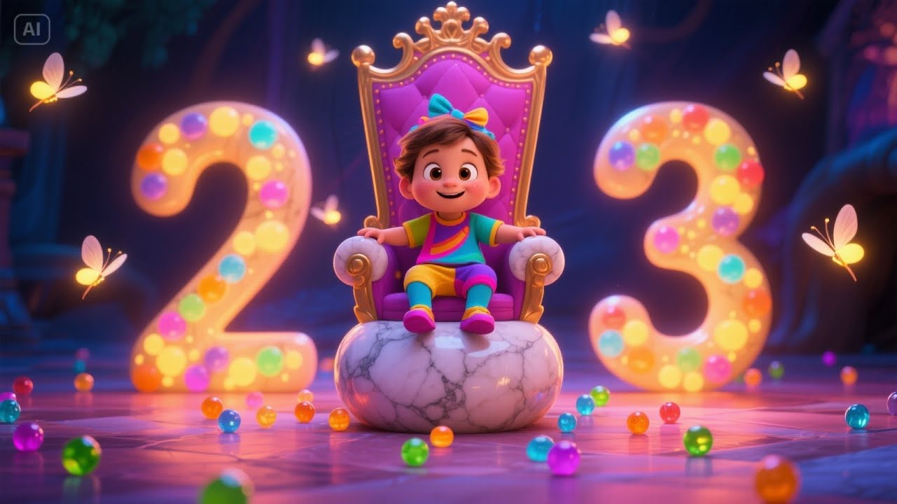 🔮 Magic Marbles Number Song | ABC Fun for Kids | MomoMello & MerryMilo