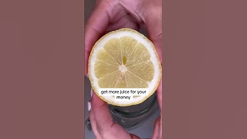 How to Get More Juice Out of Your Lemon!