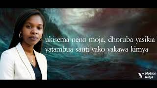 TULIZA MAWIMBI Lyrical video - Faith Clarice