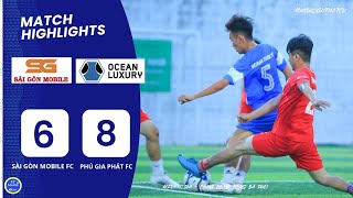 HIGHLIGHTS: SÀI GÒN MOBILE FC ? PHÚ GIA PHÁT FC  GIAO HỮU BÓNG ĐÁ SÂN 7 SÀI GÒN