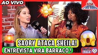 🔥TR3TA: SHEILA SURTA durante ENTREVISTA e SAORY passa dos LIMTIES 😱 CASA do PATRÃO #casadopatrão