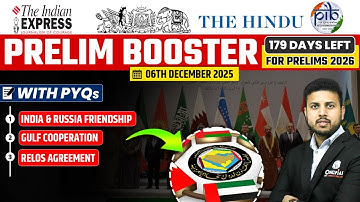 Daily Current Affairs- 6 December 2025 | Current Affairs Today | Prelim Booster