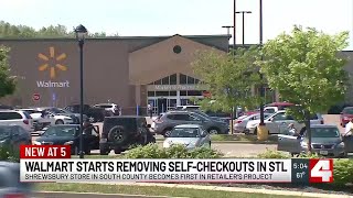 Shrewsbury Walmart one of the first to eliminate self checkout