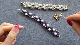 DIY串珠手链 How to make beads bracelet//DIY Bracelets