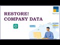 Do Smart work! RESTORE | Tally Prime 4.0