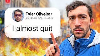 How Tyler Oliveira Saved His Channel...