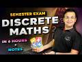 Comprehensive Discrete Mathematics Review for Semester Exams in Hindi