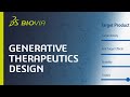 Biovia generative therapeutics design