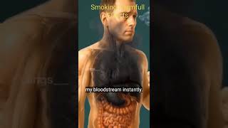 “Smoking kills silently 🚬”“Your lungs deserve clean air ❤️”“One cigarette, many dangers