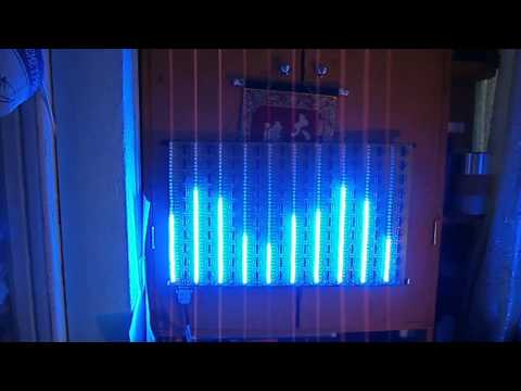 10 полосный анализатор спектра.  400 LED