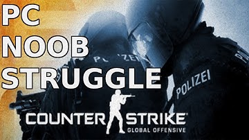 CS:GO PC Noob Struggle - Shooting Dead Bodies