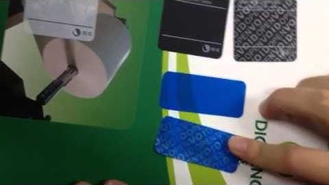 Non transfer/Non Residue Security label