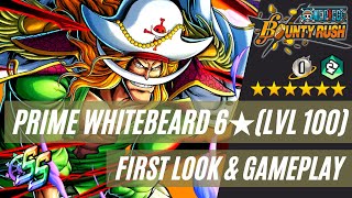 Prime Whitebeard 6 First Look Gameplay Lvl 100 Rank Ss One Piece Bounty Rush Opbr Youtube